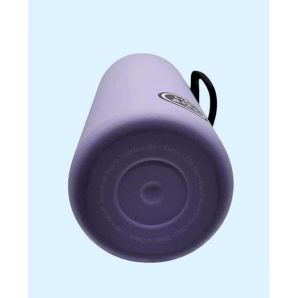 Life Is Good Stainless Steel Insulated Bottle 32 Oz Purple Rocket With Flower - Picture 2 of 6